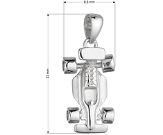 Evolution Group Stilingas sidabrinis pakabukas Formula 64046