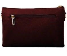 FLORA &amp; CO Dámská crossbody kabelka 2388 Rouge Fonce