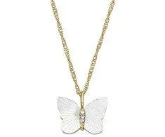 Fossil Gražus auksu dengtas Radiant Wings karoliai JF04424710