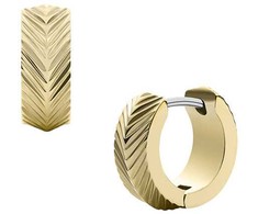 Fossil Elegantiški paauksuoti auskarai su žiedais Harlow JF04116710