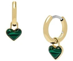 Fossil Gold plated round earrings 2in1 Modern Meadows JF04859710