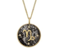 Fossil Gold-plated pakabukas Capricorn Written in the Stars JF04847710