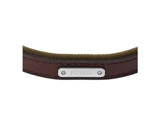 Fossil Leather bracelet for men Everett JA7315998