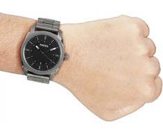 Vyriškas laikrodis FOSSIL Machine Pilkas FS4774 + BOX