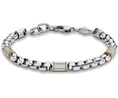 Fossil Šiuolaikinė plieninė apyrankė All Stacked Up JF04138998