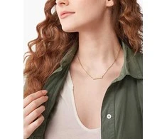 Fossil Modernus plieno vėrinys su kristalais JOF00434040