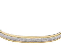 Fossil Open solid bracelet for men Knox JF04916998