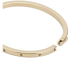 Fossil Solid auksinis-plated bracelet with zircons Shine Bright JF03872710
