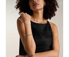 Fossil Plieninė apyrankė su Ellis Pavé kristalais JF04863040