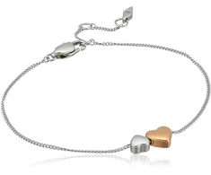 Fossil Plieninė apyrankė su širdelėmis JF03095998
