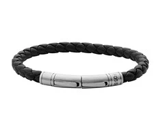 Fossil Stilinga vyriška odinė apyrankė JF04089040