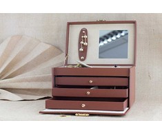 Friedrich Lederwaren Cordoba 26217-3 modern ruda jewelry box