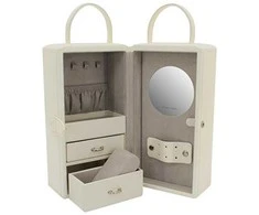 Friedrich Lederwaren Luxury baltas jewelry box Milano 20141-9