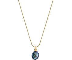 Furiosa Dirty Pearl Genuine Pearl Necklace SN-DIRTYPEARLNOIR-G