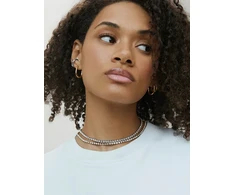 Furiosa Elegant single earrings made of steel Mini Hove Cuff