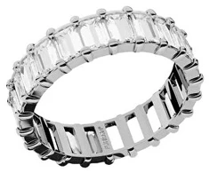 Furiosa Glittering ring with clear cubic zirconias Crush SR-CRUSH-S