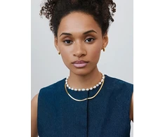 Furiosa Gold Plated Pearl Panama Choker SN-PANAMACH-G