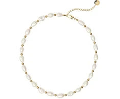 Furiosa Gold Plated Pearl Panama Choker SN-PANAMACH-G