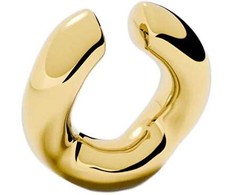 Furiosa Gold-plated single earring Bubbly Cuff SE-BUBBLY-G