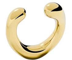 Furiosa Gold-plated single earring Mini Hove Cuff SE-HOVE-S