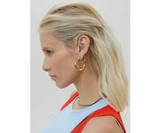 Furiosa Gold-plated Small Hoop SE-SMALLHOOP-G