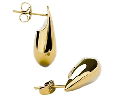 Furiosa Gold-plated Teardrop Little Drip earrings SE-LITTLEDRIP-G