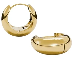 Furiosa Junkie auksinis-plated hoop earrings SE-JUNKIEEARING-G