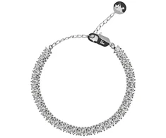 Furiosa Shiny steel bracelet with zircons Gatsby SB-GATSBY-S