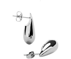 Furiosa Steel Teardrop Little Drip Earrings SE-LITTLEDRIP-S