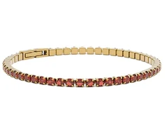 Furiosa Tennis bracelet with red Swarovski crystals SB-CHERRYTENNIS-G