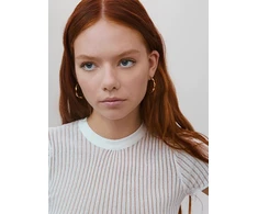 Furiosa Waves auksinis-plated earrings SE-WAVES-G