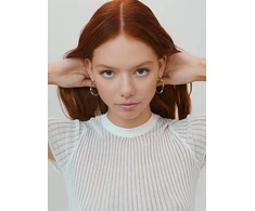 Furiosa Waves steel earrings SE-WAVES-S