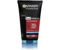 Garnier Pure Active 3in1 unisex veido kaukė, 150 ml