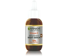 Garnier Skin Naturals vitamino C skaistinamasis naktinis serumas odos serumas moterims, 30 ml