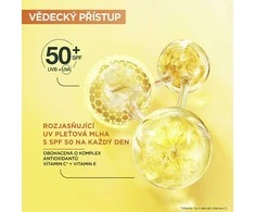 „Garnier“ vitamino C skaistinantis makiažą UV dulksna veido kremas nuo saulės