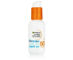 Garnier Ambre Solaire Super UV Invisible Serum Face Sun Care unisex, 30 ml