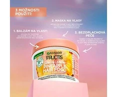 Garnier Fructis Hair Food Pineapple Glowing Lengths Mask plaukų kaukė