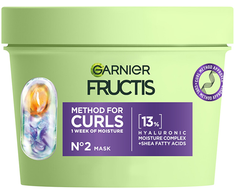 Garnier - „Fructis Method Skirtas garbanotiems plaukams“ kaukė garbanotiems plaukams - 370 ml