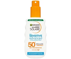 Garnier - „Ambre Solaire Sensitive“ pažangus hipoalerginis purškiklis - SPF 50+