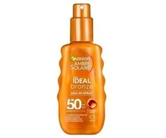 Garnier Ambre Solaire Ideal Bronze Milk-In-Purškiklis Sun Losjonas kūnui