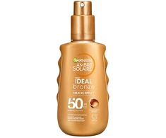 Garnier Ambre Solaire Ideal Bronze Milk-In-Purškiklis Sun Losjonas kūnui