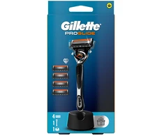 Gillette Fusion5 ProGlide Skustuvas Vyrams + 4 Skutimosi Galvučių