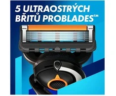 Gillette Fusion5 ProGlide Skustuvas Vyrams + 4 Skutimosi Galvučių