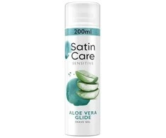 Gillette Skutimosi gelis sausai ir jautriai odai „Satin Care“ su alaviju (skutimosi gelis)
