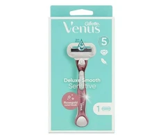 Gillette Venus Deluxe Smooth Sensitive Razor moterims, 1 vnt