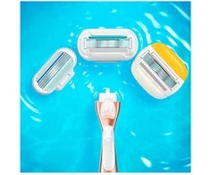Gillette Venus Sensitive Rose Gold Skustuvas + Galvutės 3 vnt