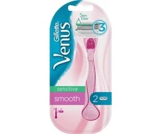 "Gillette Venus Sensitiv e Smooth" skustuvas + 2 galvutės