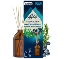 Glade Aromatherapy Reeds gaivinančios energijos difuzorius su lazdelėmis, 80 ml