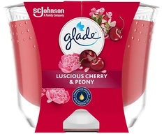 Glade Luscious Cherry &amp; Peony kvapioji žvakė 204 g