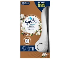 Glade Sense &amp; Purškiklis automatic air freshener + Sensual Sandalwood &amp; Jasmine refill 18 ml
